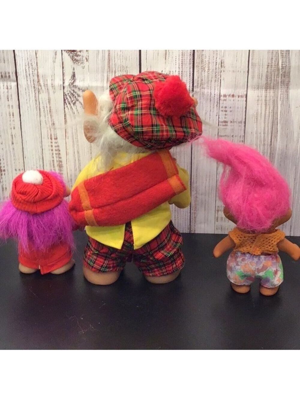 Dam Norfin Troll Doll set lot Vintage 1977 - Picture 2 of 9